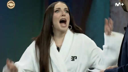 Inés Hernand, atónita ante la revelación de Broncano sobre el Benidorm Fest 2023