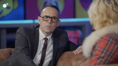 Risto Mejide entrevista a Samantha Hudson en 'Viajando con Chester'