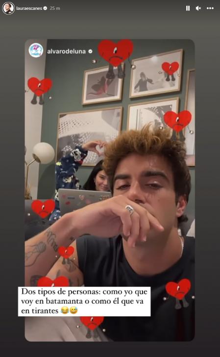 Álvaro de Luna y Laura Escanes están dejando que el amor fluya entre ellos.