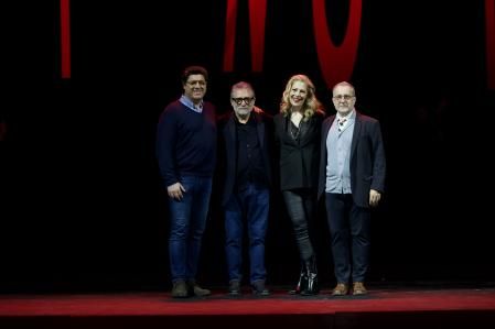 Luca Salsi, Jaume Plensa, Sondra Radvanovsky y Josep Pons, los cuatro artífices de este 'Macbeth'