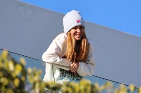 Shakira in Barcelona, 21 january 2023
sudadera estampado leyenda 