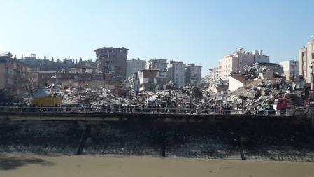 La fachada fluvial de Antioquía ha quedado prácticamente arrasada