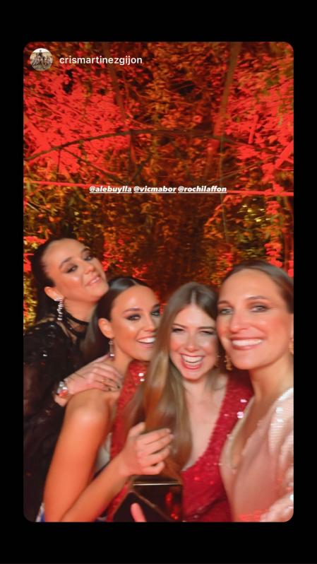 Victoria Federica junto a sus amigas con las que asistió a la fiesta posterior a los premios Goya