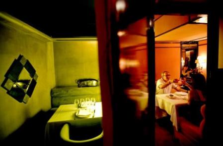 El privado para dos del restaurante 7 Portes