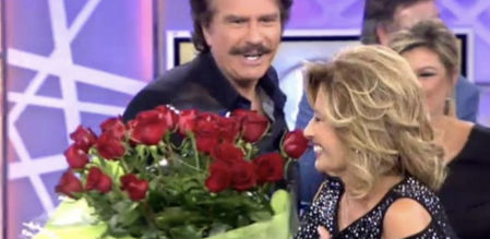 El romántico momento de Bigote Arrocet y María Teresa Campos