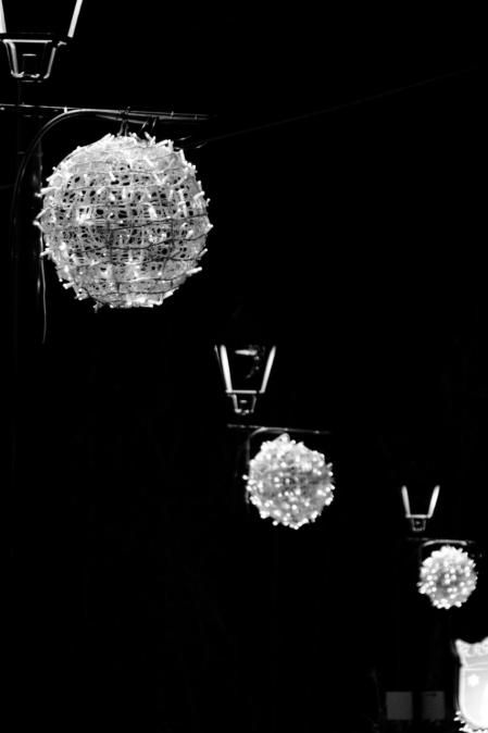 Copos de luz a imagen de los copos de nieve, en la Vall d'Aran.