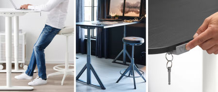 Mesas elevables de Ikea.