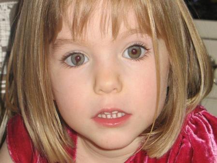 La pequeña Madeleine McCann