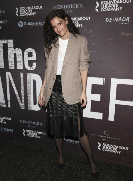 Katie Holmes en el estreno de 'The Wanderers' en Broadway