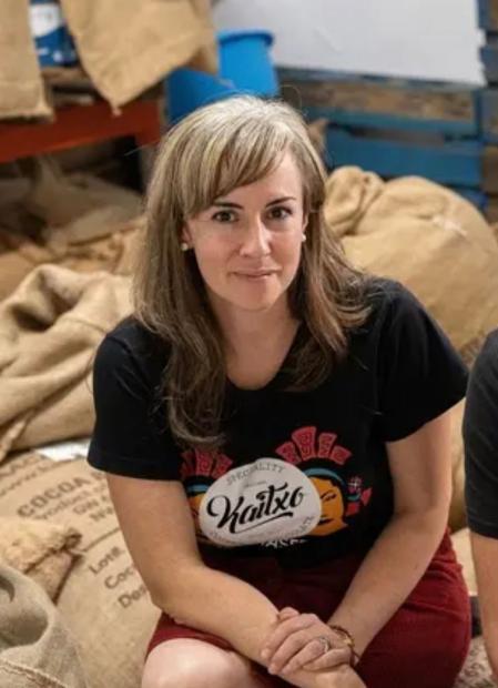 Raquel González en su obrador Kaitxo