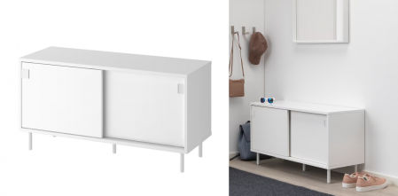 MACKAPÄR, banco con compartimentos