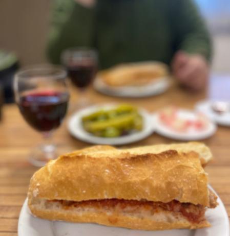 Almuerzo popular completo, Bar Cristóbal - La Punta (Valencia)