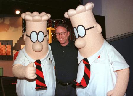 El creador de la tira cómica 'Dilbert', Scott Adams, en una imagen de archivo
