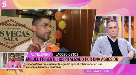 Miguel Frigenti, agredido por Jacobo