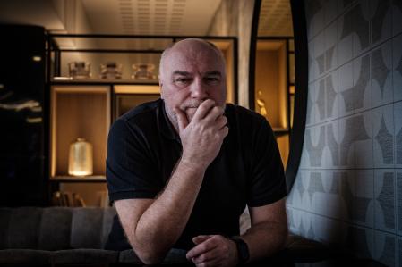 Alan Parks, fotografiado en Barcelona en el 2022