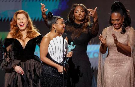 Lisa Ann Walter, Quinta Brunson, Janelle James y Sheryl Lee Ralph, las actrices de 'Colegio Abbott'.