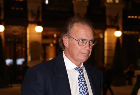 Presenter and singer Bertin Osborne arriving to LuisFIgo party in Madrid on Friday, 4 November 2022.