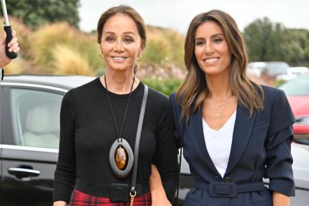 Isabel Preysler and Ana Boyer during Un encuentro para la cultura en libertad Forum in Madrid on Friday, 21 October 2022.