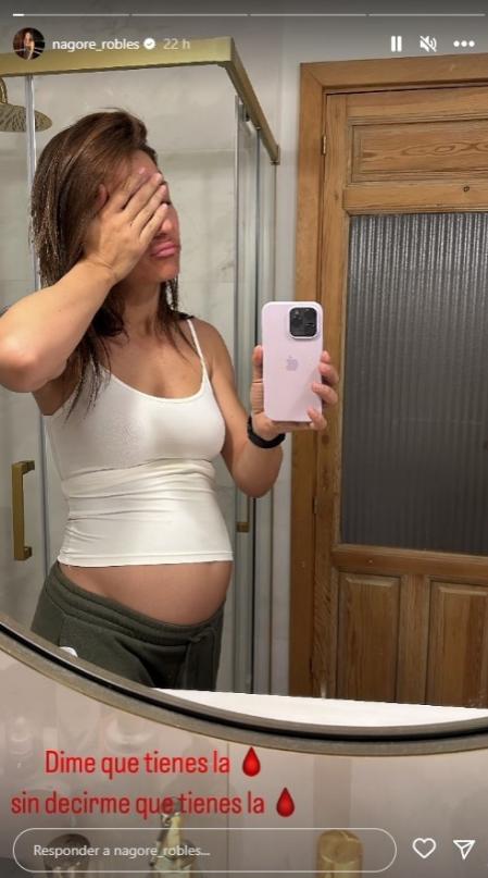 Nagore Robles sube una foto a su Instagram donde sale muy hinchada