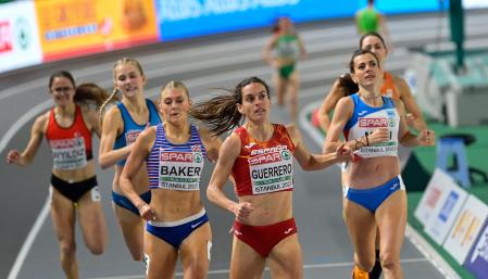 Esther Guerrero, primera en su semifinal del 1.500