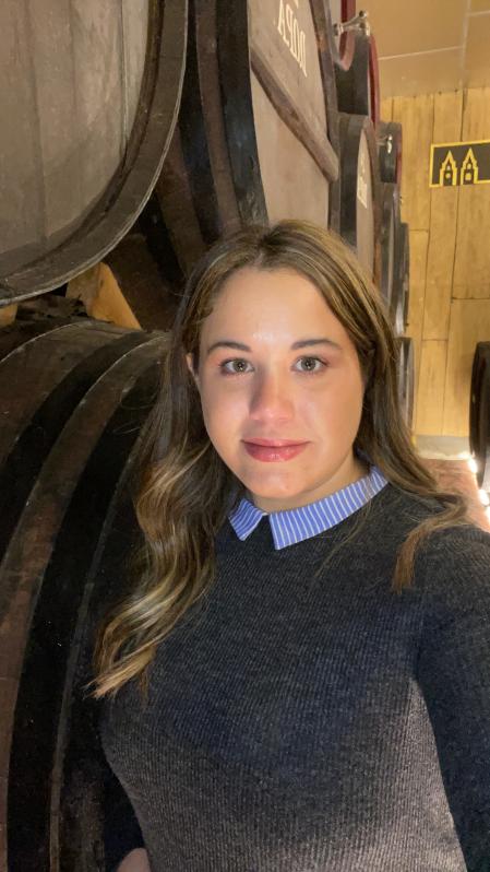 María Luisa Piñero, enóloga en la cooperativa La Algueña.