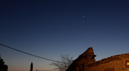 Júpiter y Venus vistos desde Altet.