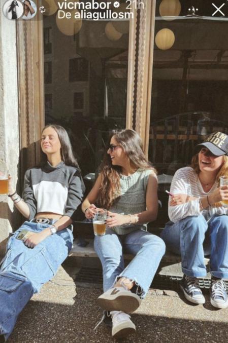 Victoria Federica junto a sus amigas