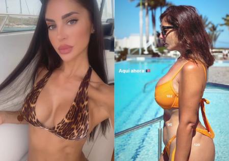 Melania Puntas y Anabel en sus perfiles de Instagram