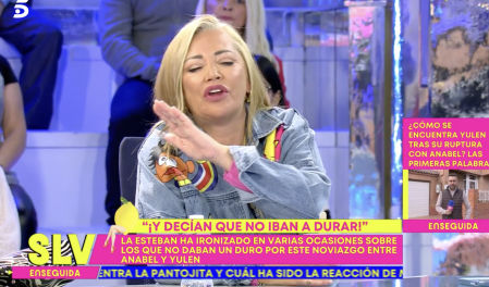 Belen Esteban acalla a Rafa Mora al meterse con Anabel Pantoja