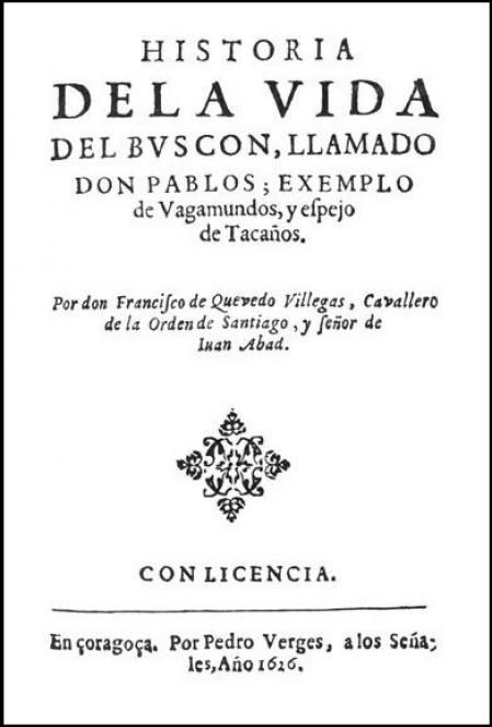 Una primera edición de 'El Buscón'