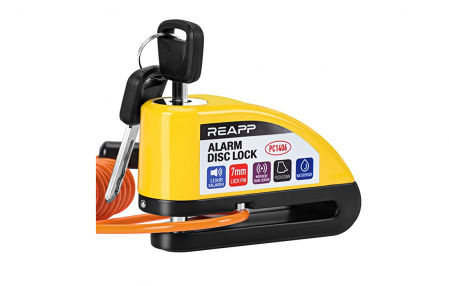 Candado Moto Disco con Alarma