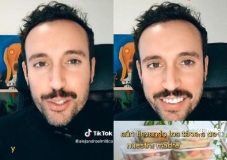 Un 'tiktoker' hablando de costumbres curiosas de España