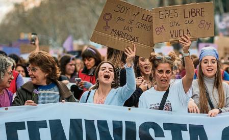 08032023 Manifestacion 8M Barcelona