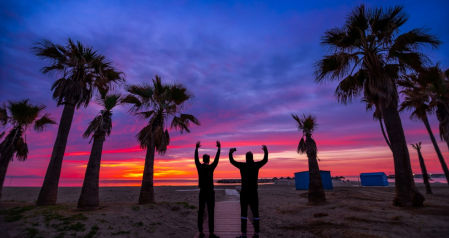 Candilazo en Fuengirola.