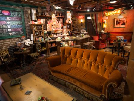 The Central Perk set from Friends on the Warner Bros. Studio VIP Tour in Los Angeles, California
