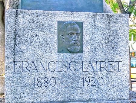 El monumento a Francesc Layret.