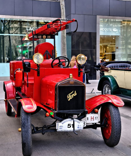 Vehículo de época.