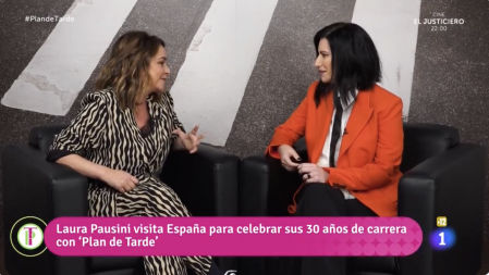 Toñi Moreno entrevista a Laura Pausini en 'Plan de tarde' de TVE