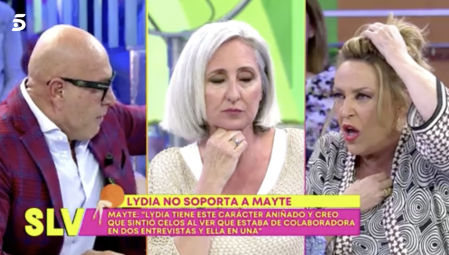 'Sálvame': Kiko Matamoros acusa a Lydia Lozano de trepa tras el estreno de Mayte Ametlla en el 'Deluxe'