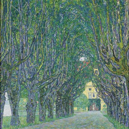 ‘Avenida en el parque del castillo Kammer’, Gustav Klimt, 1912.