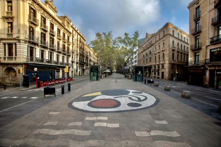 confinamiento rambla vacía