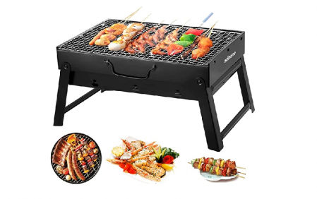 Edihome Barbacoa Portatil Plegable de Carbon