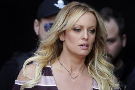 La actriz de películas para adultos Stormy Daniels llega para la inauguración de la feria de entretenimiento para adultos Venus en Berlín el pasado 15 de marzo