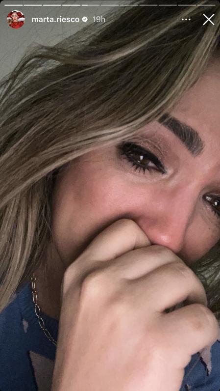 Marta Riesco reaparece en redes sociales este viernes a lágrima viva