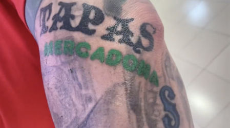 El tatuaje de Mercadona de Larry Shy