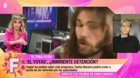 En el programa 'Fiesta' de Telecinco aseguran que la detención de Carlos Navarro será inminente