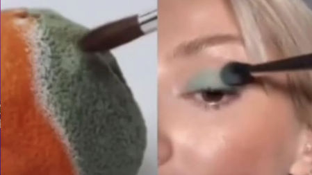 Alerta por el nuevo reto peligroso que arrasa en TikTok: maquillarse con moho de naranja