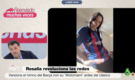 Iñaki López, descontento con Rosalía por su versión del himno del Barça