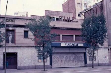 Fachada del antiguo Cine Maragall.