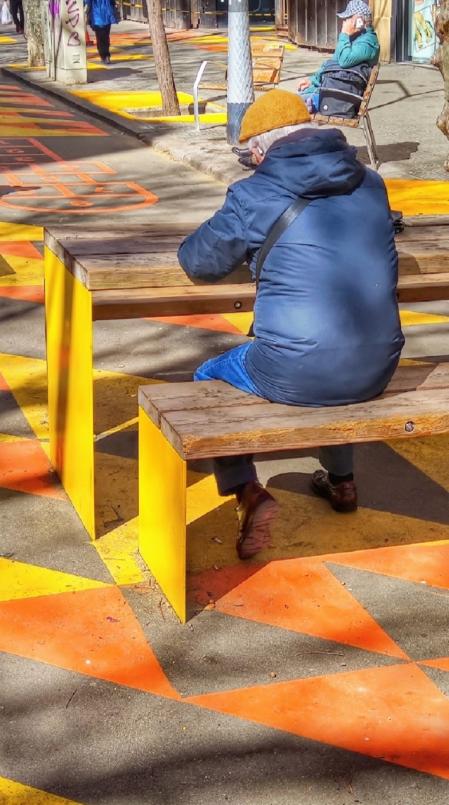 Primavera en la Supermanzana de Sant Antoni.